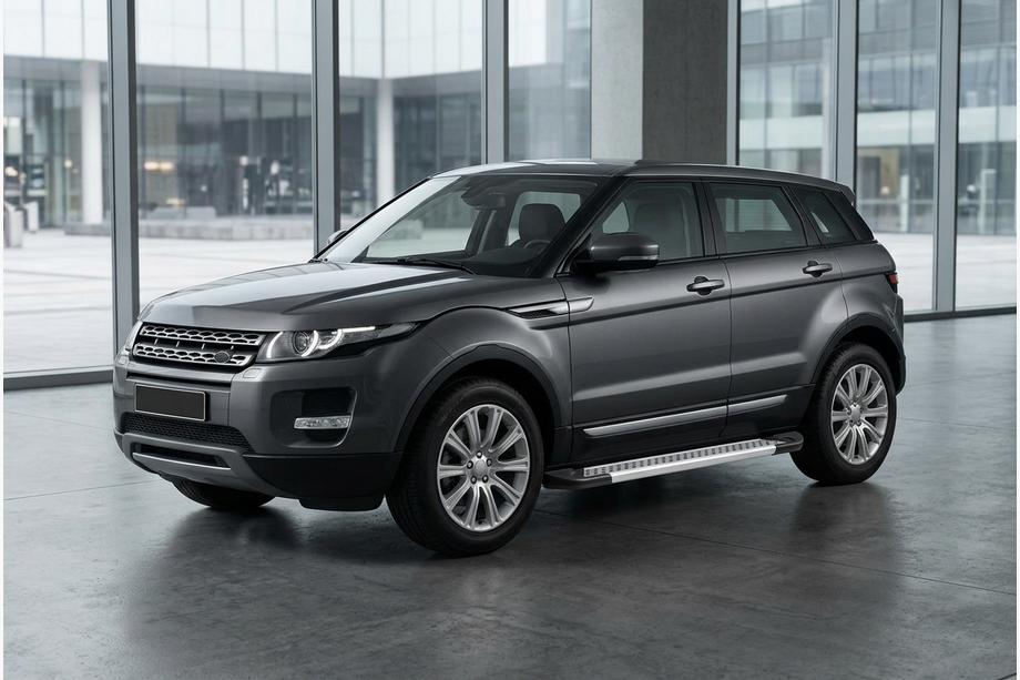 Range Rover Evoque 2012-2018 рр. Бокові пороги New Vision Grey (2 шт., алюміній) Фото 1