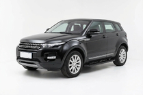 Range Rover Evoque 2012-2018 рр. Бокові пороги Tayga Black (2 шт., алюміній) фото 1