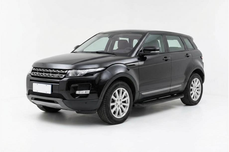 Range Rover Evoque 2012-2018 рр. Бокові пороги Tayga Black (2 шт., алюміній) Image