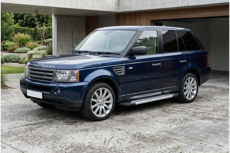 Range Rover Sport 2005-2013 рр. Бокові пороги New Vision Grey (2 шт., алюміній) Фото 1