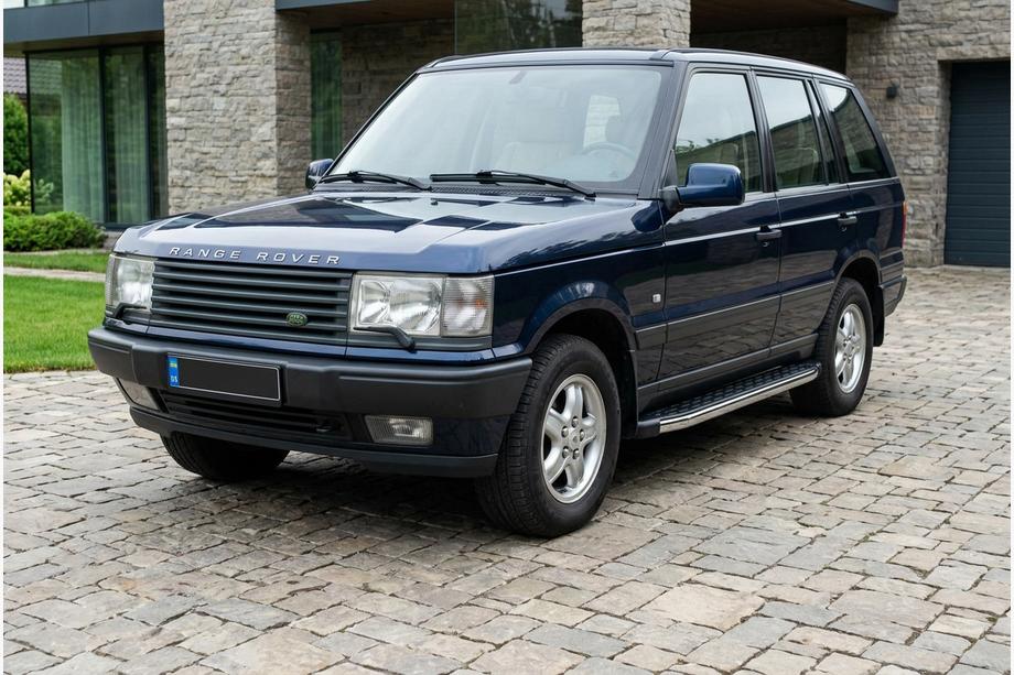 Range Rover II P38A 1997-2002 рр. Бокові пороги BlackLine (2 шт., алюм) Image