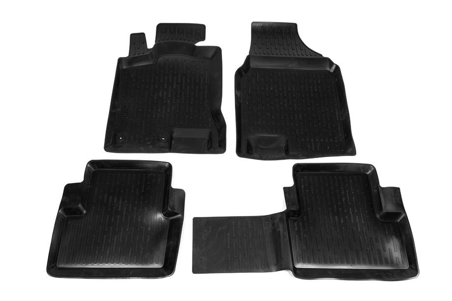 Nissan Qashqai 2010-2014 рр. Гумові килимки (4 шт, Niken 3D) Фото 2