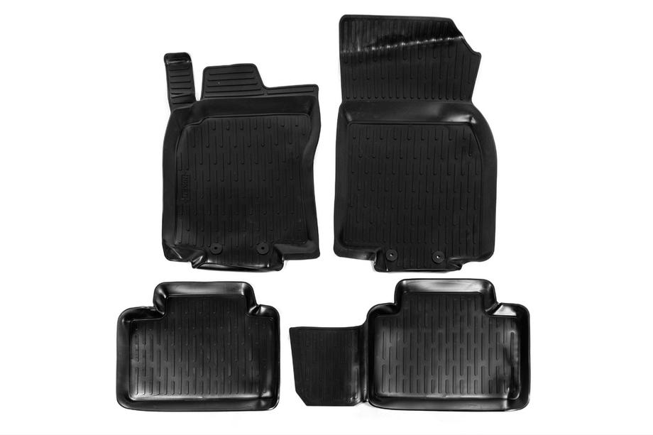 Nissan X-trail T32/Rogue 2014-2021 рр. Гумові килимки (4 шт, Niken 3D) Фото 1