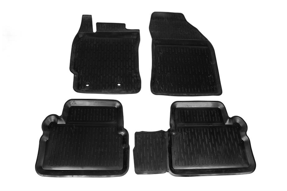 Toyota Corolla 2007-2013 рр. Гумові килимки (4 шт, Niken 3D) Фото 2