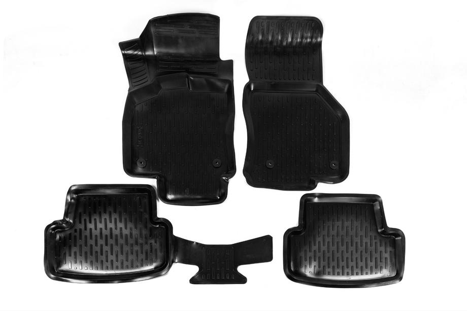 Volkswagen Golf 7/E-Golf 2012-2020 рр. Гумові килимки (4 шт, Niken 3D) Фото 1