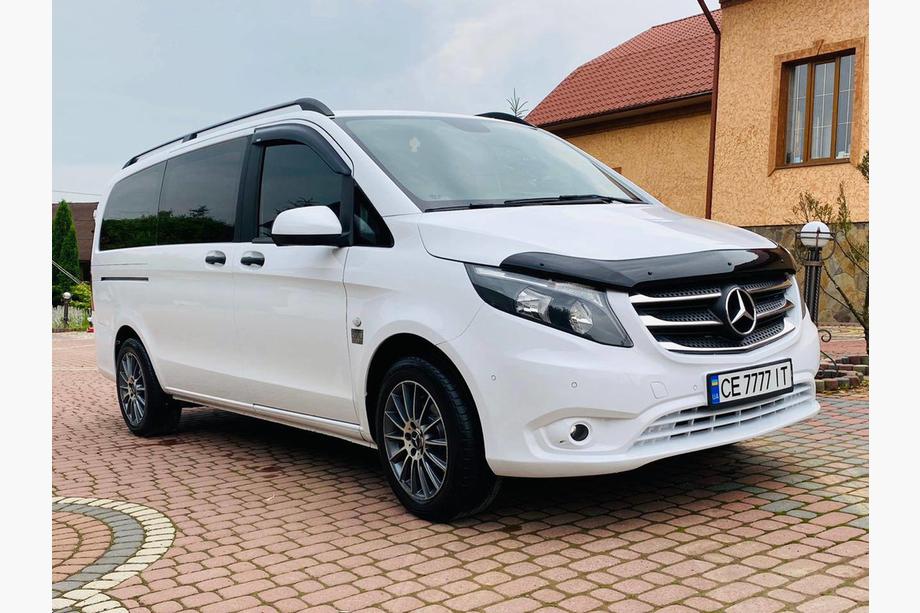 Mercedes Vito/V-class W447 2014- рр. Дефлектор капоту EuroCap Фото 2