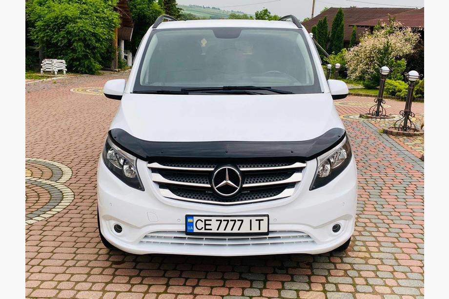 Mercedes Vito/V-class W447 2014- рр. Дефлектор капоту EuroCap Фото 5