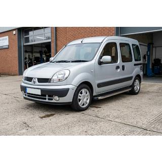 Бокові пороги BlackLine (2 шт., алюміній) Renault Kangoo 1998-2008 рр. фото 1