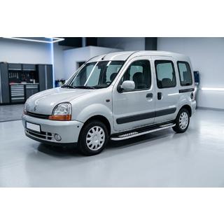 Бокові пороги Tayga V2 (2 шт., алюміній) Renault Kangoo 1998-2008 рр. фото 1