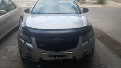 Chevrolet Cruze 2009-2015 рр. Дефлектор капоту (Eurocap) фото 7