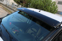 Козирьок на лобове скло (чорний глянець, 5мм) фото 8