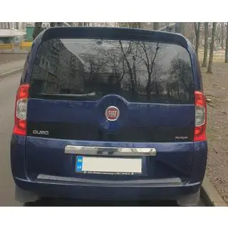Накладка над номером (нерж.)