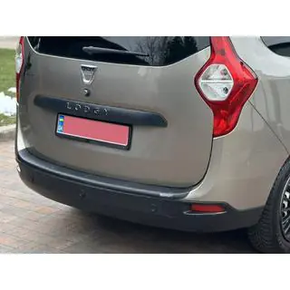 Накладка на задній бампер EuroCap (ABS) Dacia Lodgy 2012-2022 рр. фото 3