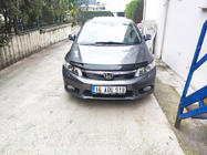 Honda Civic Sedan IX 2011-2016 рр. Дефлектор капоту (EuroCap) фото 11