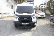 Ford Transit 2014- рр. Передня лип накладка (2019+, ABS) фото 5