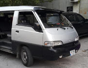Hyundai H100 Козирьок на лобове скло (чорний глянець, 5мм) фото 2