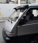 Hyundai H100 Козирьок на лобове скло (чорний глянець, 5мм) фото 17