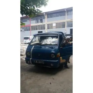 Козирьок на лобове скло (чорний глянець, 5мм) Hyundai H100 фото 3