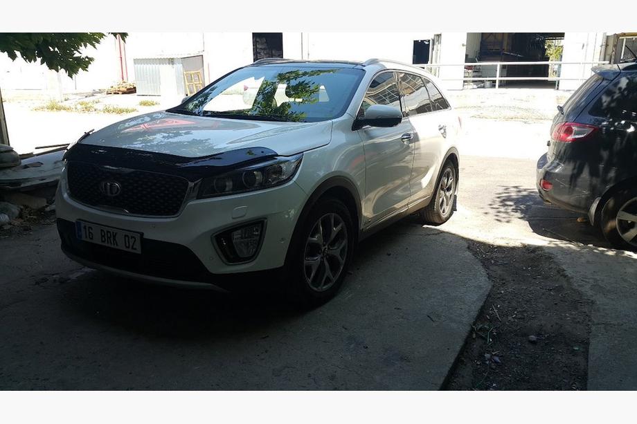 Kia Sorento III UM 2014-2020 рр. Дефлектор капоту (EuroCap) Фото 4