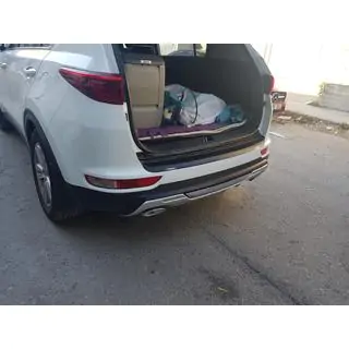 Накладка на задній бампер EuroCap 2015-2018 (ABS) Kia Sportage 2015-2021 рр. фото 4