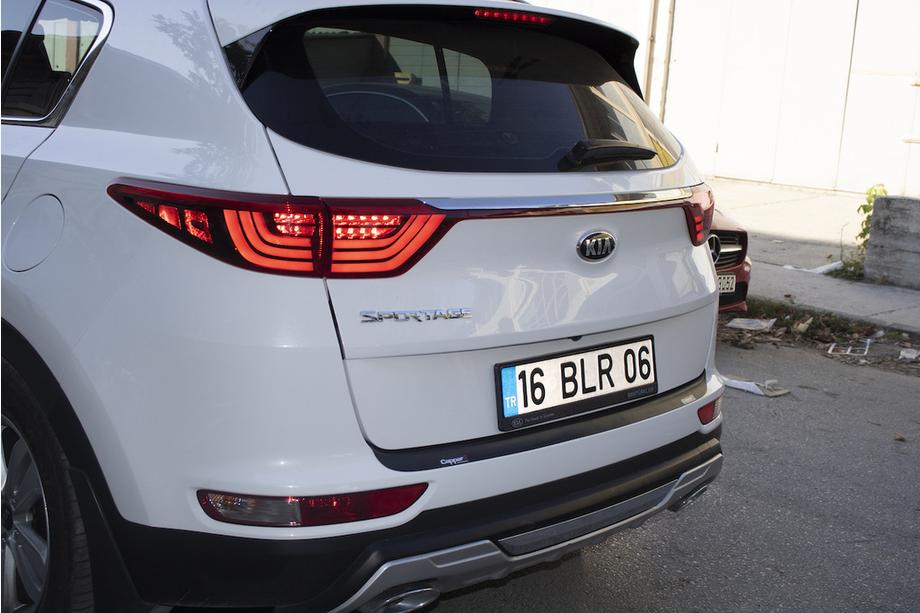 Kia Sportage 2015-2021 рр. Накладка на задній бампер EuroCap 2015-2018 (ABS) Фото 6