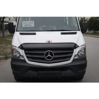 Дефлектор капота 2013+ (V2, EuroCap) Mercedes Sprinter W906 2006-2018 рр. фото 1