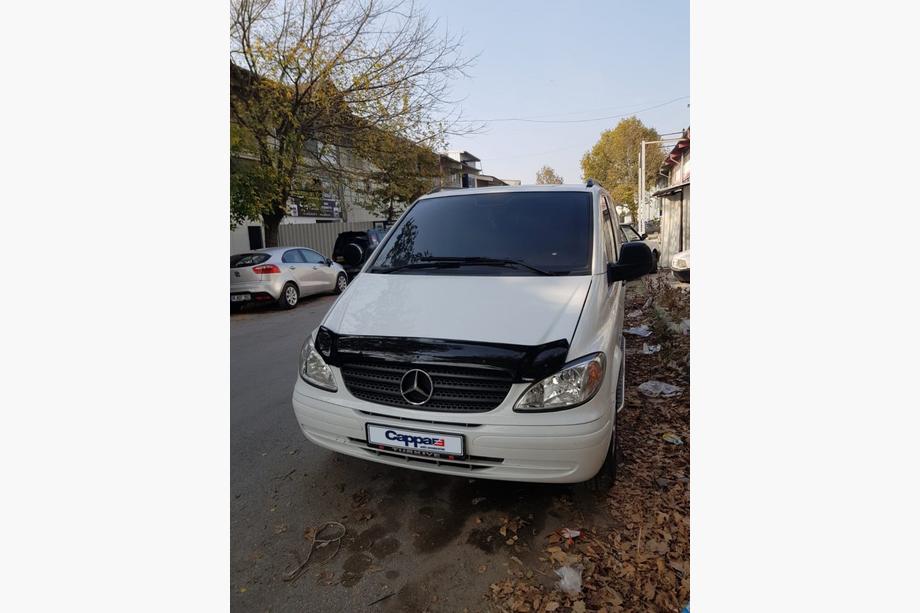Mercedes Viano 2004-2014 рр. Дефлектор капоту (2003-2010, EuroCap) Фото 7