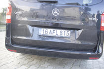 Mercedes Vito/V-class W447 2014- рр. Накладка на задній бампер EuroCap (ABS) фото 5