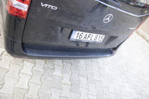 Mercedes Vito/V-class W447 2014- рр. Накладка на задній бампер EuroCap (ABS) фото 8