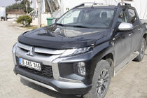 Mitsubishi L200 2015-2024 рр. Дефлектор капота (2019+, EuroCap) фото 19