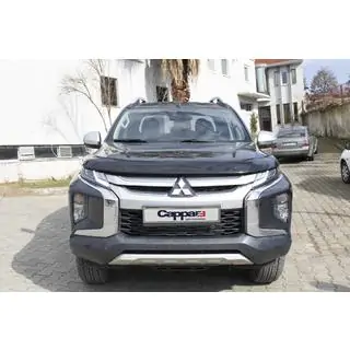Дефлектор капота (2019+, EuroCap) Mitsubishi L200 2015-2024 рр. фото 2