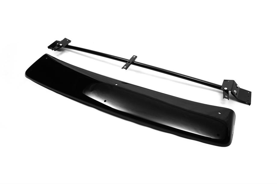 Mitsubishi L200 1996-2006 рр. Козирьок на лобове скло (чорний глянець, 5мм) Фото 5
