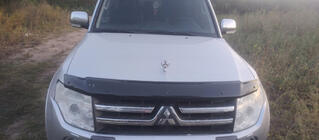 Mitsubishi Pajero Wagon IV 2006-2021 рр. Дефлектор капоту (EuroCap) фото 3