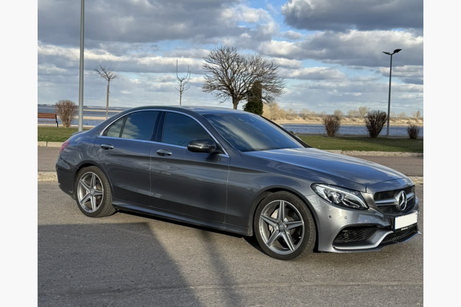 Mercedes C-class W205 2014-2021 рр. Комплект обвісів з повним заднім бампером (AMG C63-designs 2014-2018) Фото 2
