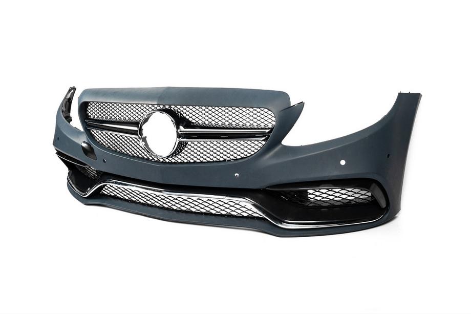 Mercedes C-class W205 2014-2021 рр. Комплект обвісів з повним заднім бампером (AMG C63-designs 2014-2018) Фото 7