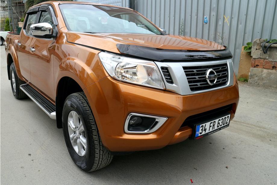 Nissan Navara/NP300 2016- рр. Дефлектор капоту (EuroCap) Фото 7