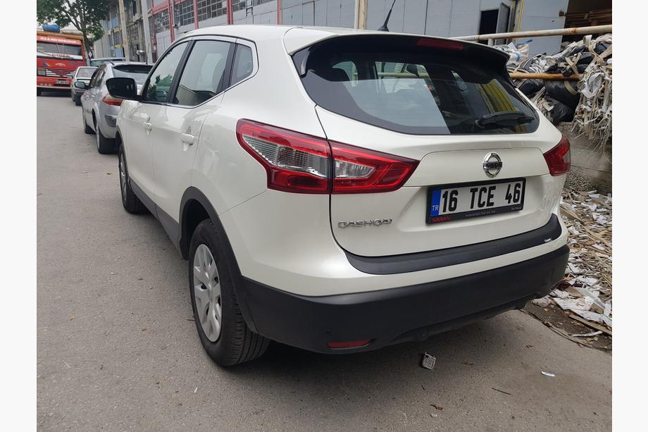 Nissan Qashqai 2014-2021 рр. Накладка на задній бампер EuroCap (2014-2017, ABS) Фото 12