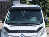 Козирьок на лобове скло (чорний глянець, 5мм) фото 1