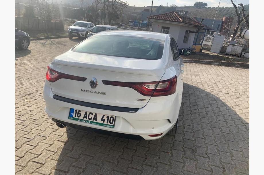 Renault Megane IV 2016-2025 рр. Накладка на задній бампер EuroCap (Sedan, ABS) Фото 3