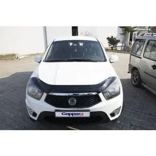 Дефлектор капота EuroCap (для Korando Sports) SsangYong Korando 2010-2019 рр. фото 2