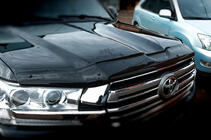 Toyota Land Cruiser 200 2007-2021 рр. Дефлектор капота 2015+ (EuroCap) фото 3