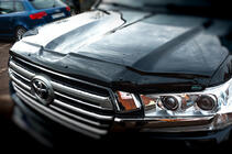 Toyota Land Cruiser 200 2007-2021 рр. Дефлектор капота 2015+ (EuroCap) фото 1
