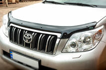 Toyota Land Cruiser Prado 150 2009-2023 рр. Дефлектор капота 2009-2013 (EuroCap) фото 2