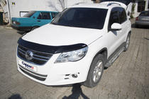 Volkswagen Tiguan 2007-2016 рр. Дефлектор капоту (EuroCap) фото 8