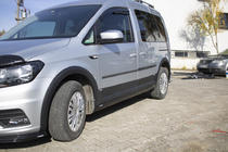 Volkswagen Caddy 2015-2020 рр. Комплект молдингів і розширювачів арок фото 36