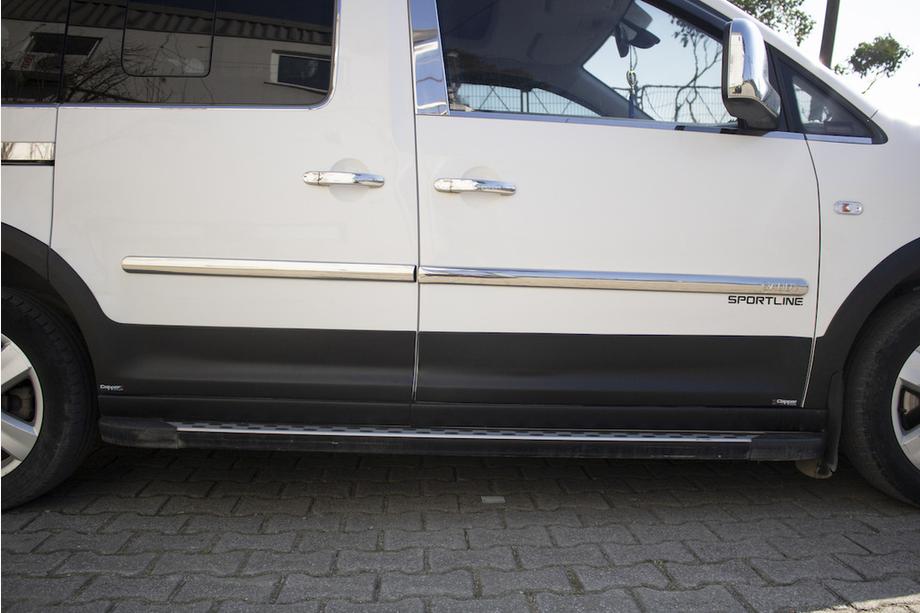 Volkswagen Caddy 2015-2020 рр. Комплект молдингів і розширювачів арок Фото 32