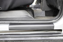 Volkswagen Caddy 2015-2020 рр. Накладки на дверні пороги EuroCap (2 шт., ABS) фото 3