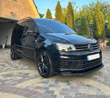 Volkswagen Caddy 2015-2020 рр. Передня лип накладка (ABS) фото 4