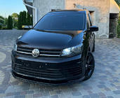 Volkswagen Caddy 2015-2020 рр. Передня лип накладка (ABS) фото 3