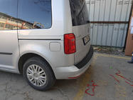 Volkswagen Caddy 2015-2020 рр. Накладка на задній бампер EuroCap (ABS) фото 3